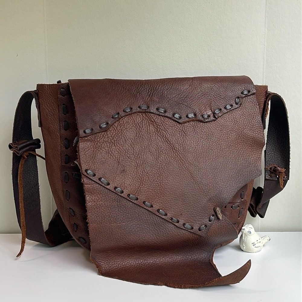 Handmade Genuine Leather Saddle Bag